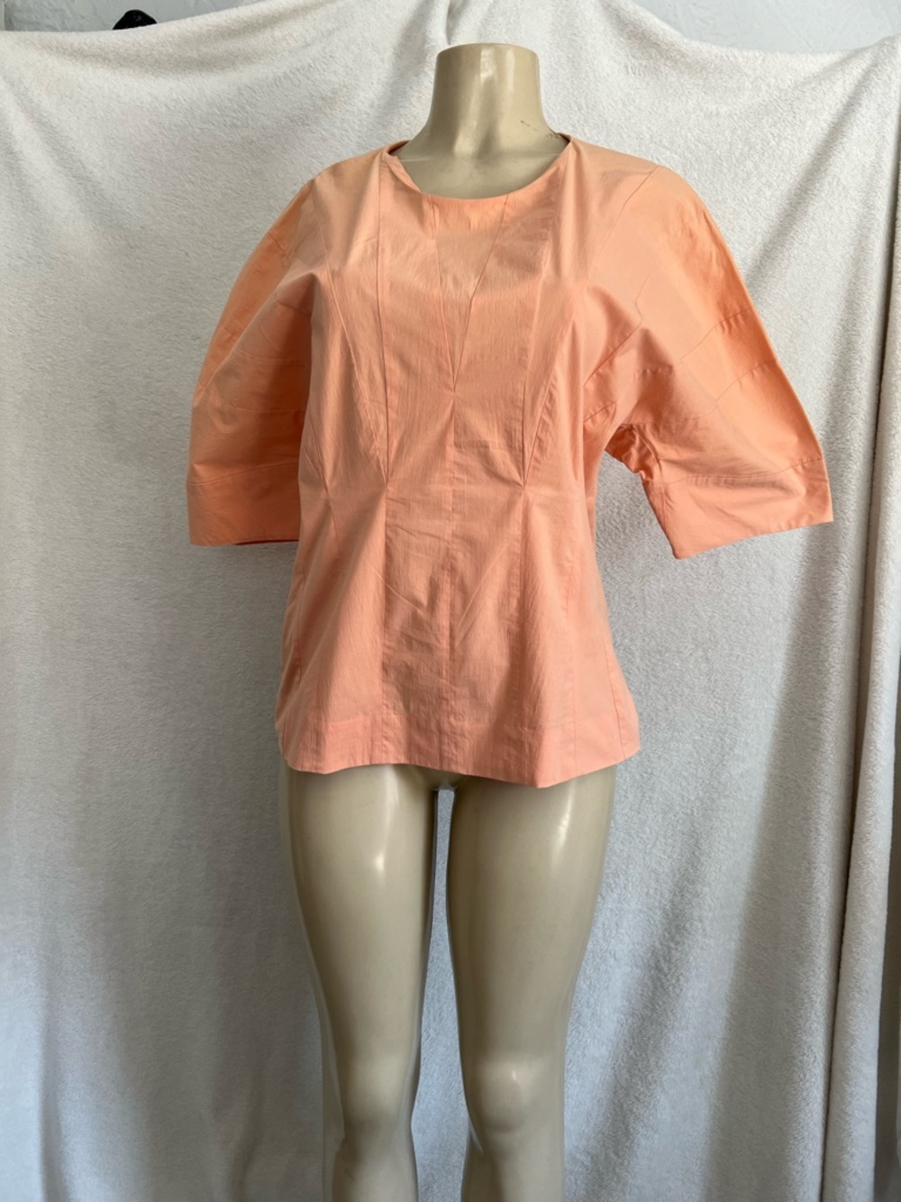 COS Peach sculptural Top Sz10 (EU 42)